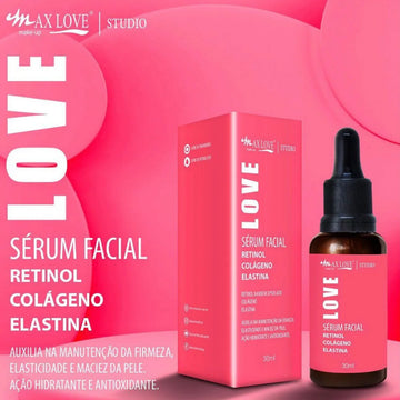 Facial Serum with Retinol Collagen and Elastin-Max Love