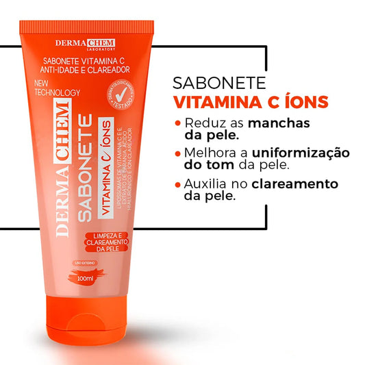 Sabonete Facial Vitamina C Glow Dermachem