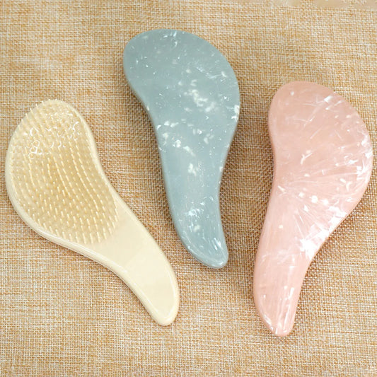 Hair Brush Set Multiple Colors Scalp Massage Detangling Brushes for All Hair Types Daily Hair Care Grooming Tools